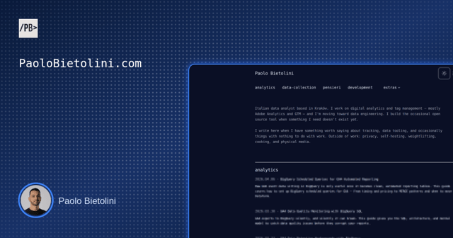 paolobietolini.com screenshot