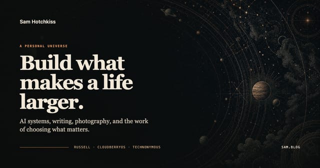 sam.blog screenshot