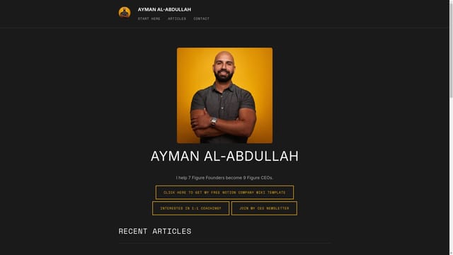 aymanalabdullah.com screenshot
