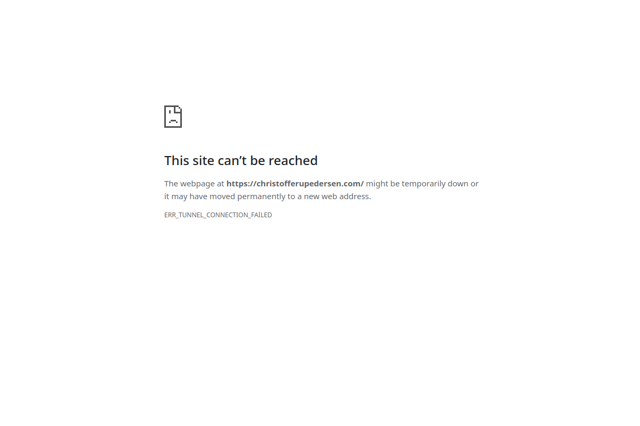 christofferupedersen.com screenshot