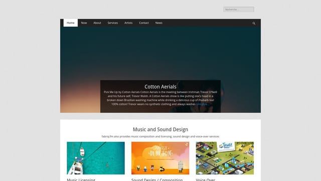 fabriq.fm screenshot