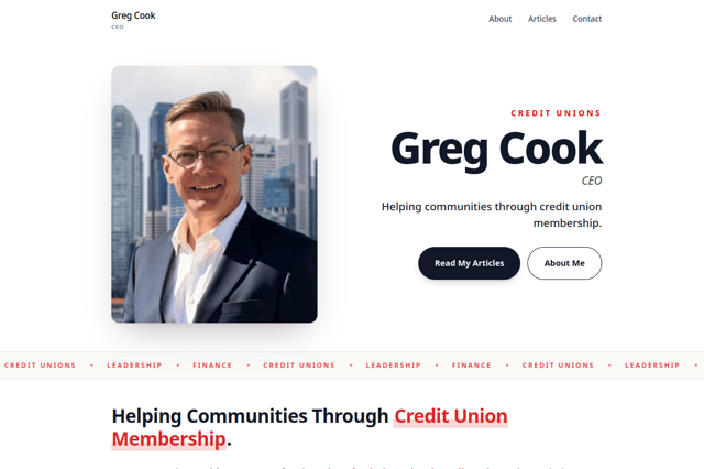 gregcook.me screenshot