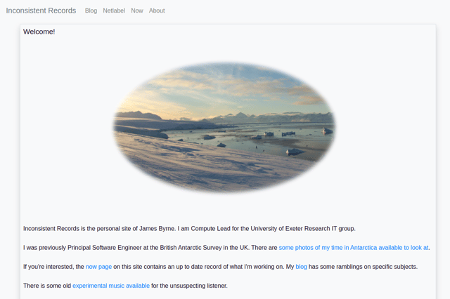 inconsistentrecords.co.uk screenshot