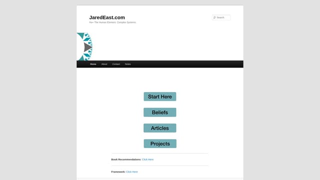 jaredeast.com screenshot