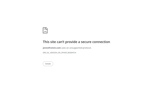 jennefromm.com screenshot