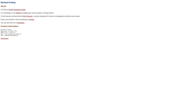 michael-prokop.at screenshot