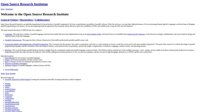 opensourceresearchinstitute.org screenshot